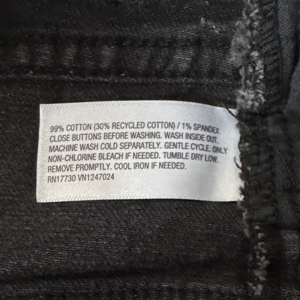 wild fable Black Cargo Denim Shorts - Picture 3 of 4
